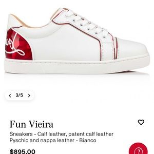 Christian Louboutin Fun Vieira Flat Shoe 38.5/W 8.5